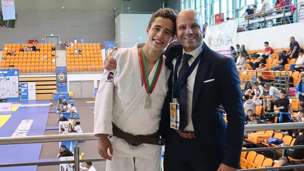 Judoca Tomás Gomes na Taça da Europa de Cadetes